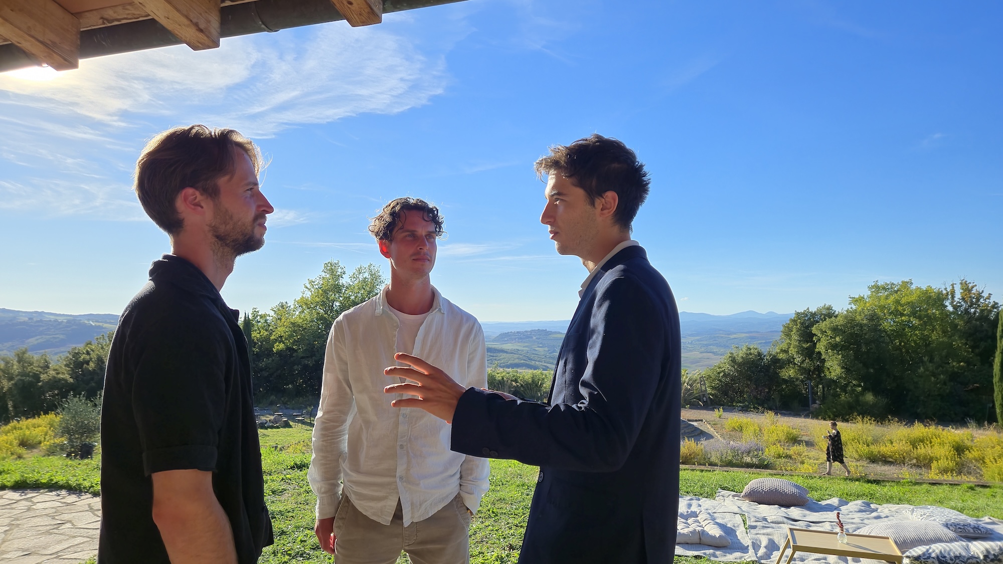 Team photo: Yannik, Nicolò, Nikolai